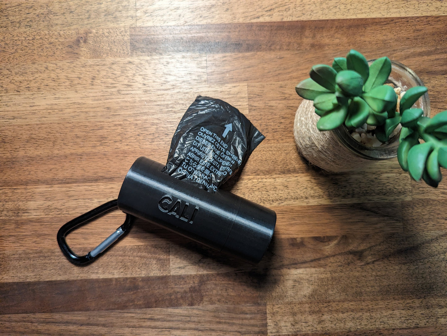 Personalized Dog Poop Bag Holder with Flashlight