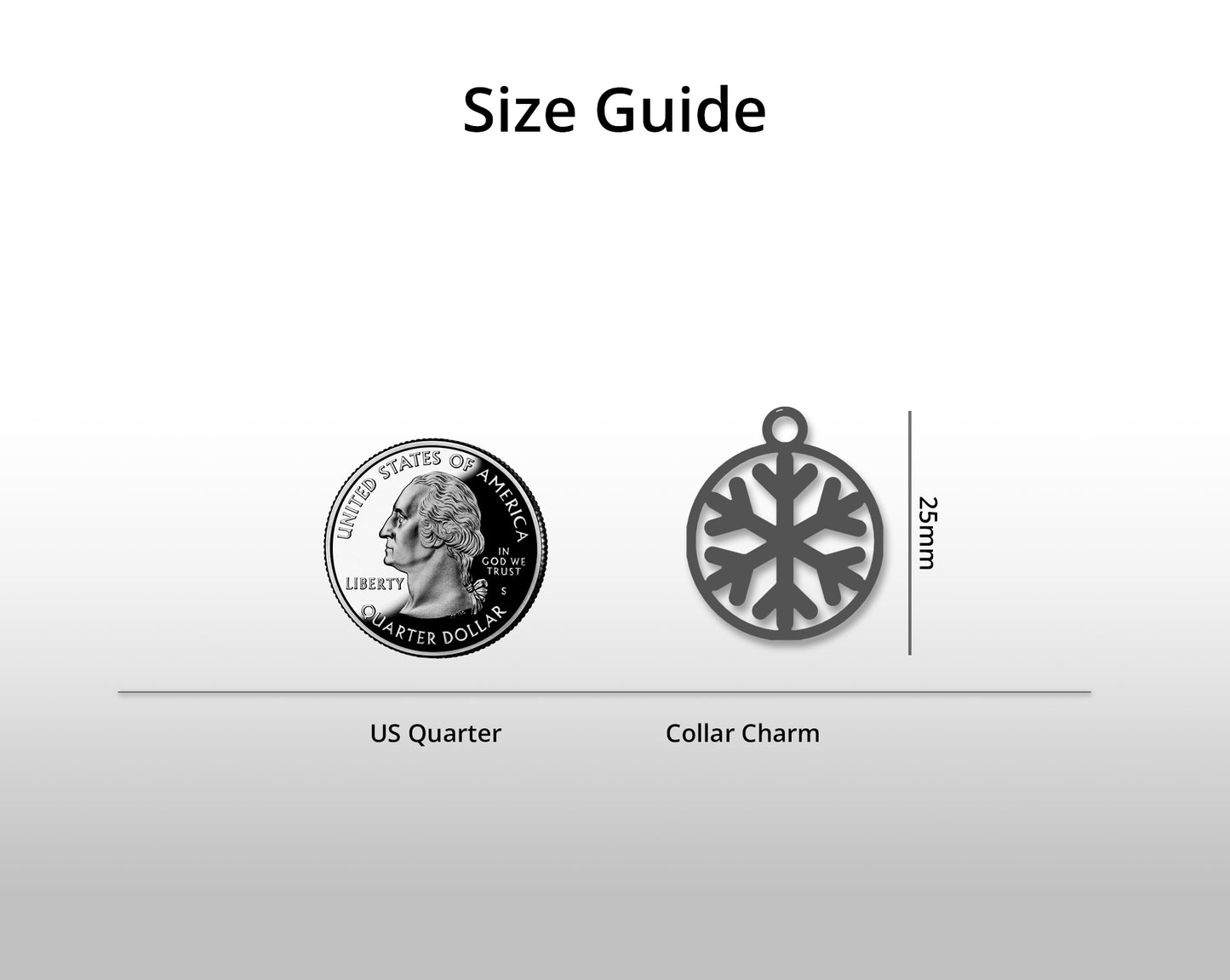 Snowflake Collar Charm